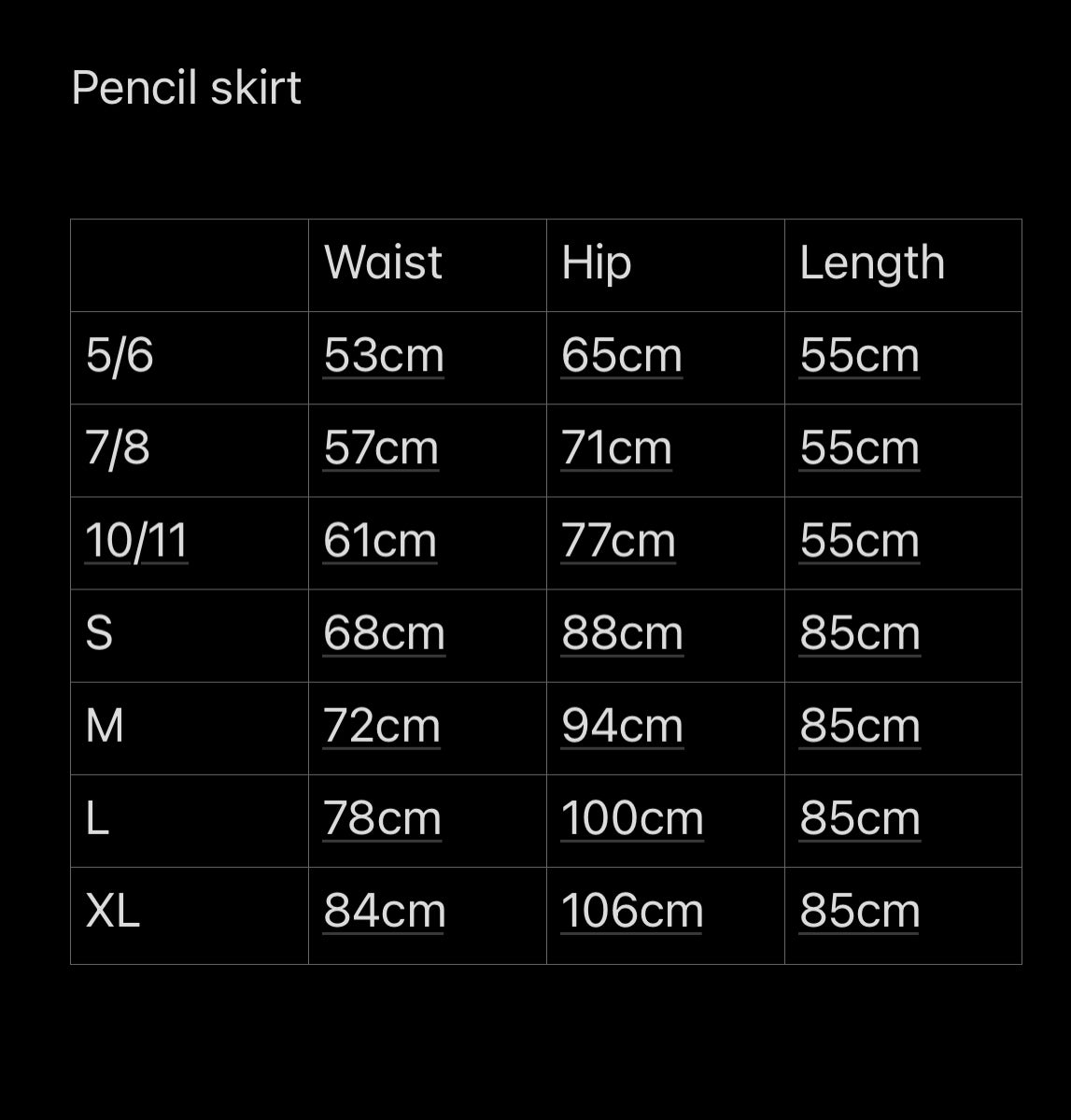 Golden Flower Pencil Skirt