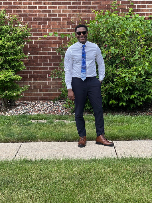 Blue Wave Tie
